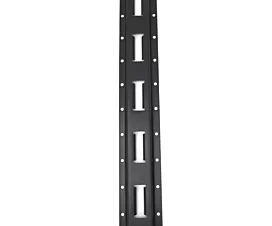 Ladungssicherung Verticale bevestigingsrail /  E-trackrail - 0,6m - Staal - Zwart