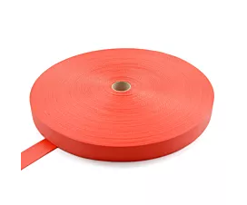 Alle Polyester Meterwaren Polyesterband 50 mm - 7500 kg - 100 m Rolle - ohne Streifen (Farbe wählbar)