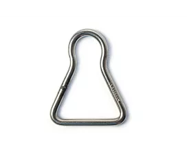 Rostfrei - Haken Ring - Schlüssellochform - rostfreier Stahl - 50mm